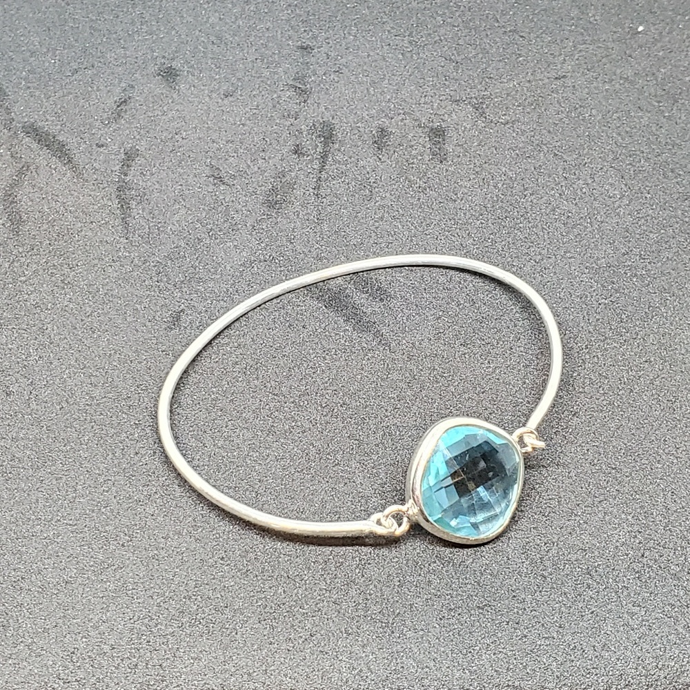 Blue topaz bracelet